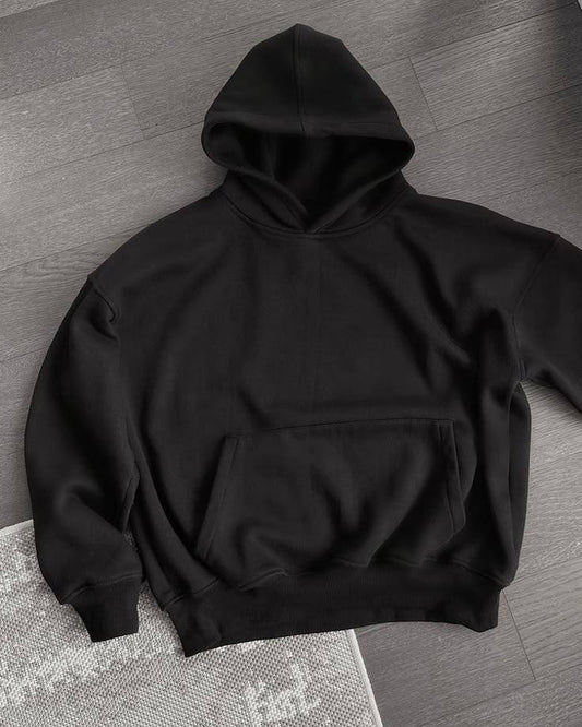 oversized  hoodies unisex simple   (رجال ونساء)