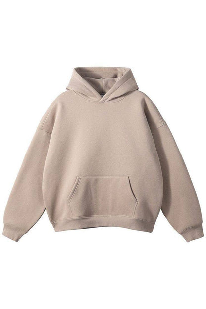 oversized  hoodies unisex simple   (رجال ونساء)